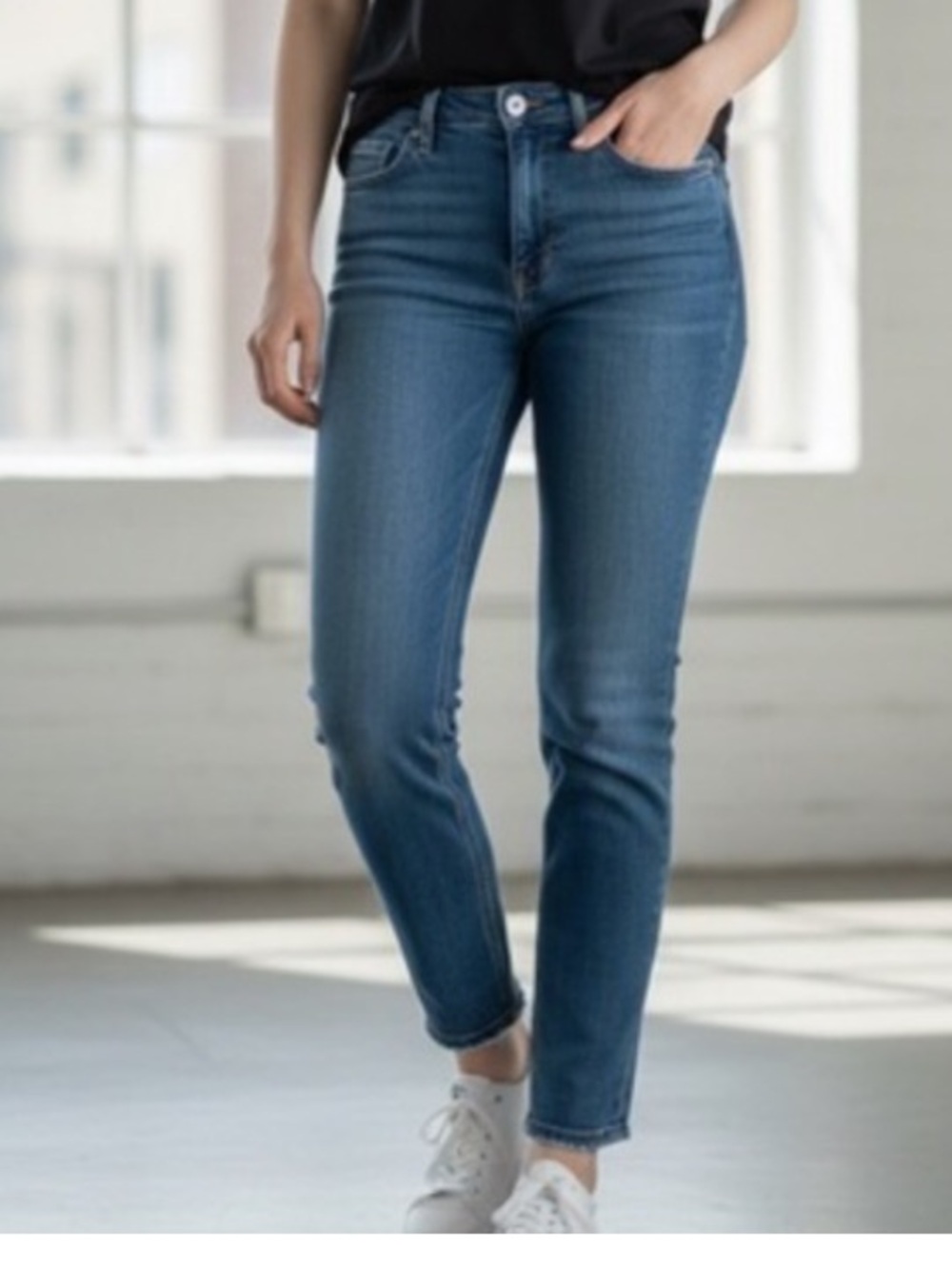 Abercrombie & Fitch Blue High Rise  Simone Slim Jeans size 28 (6)